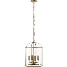 Pendant Lamps Endon Lighting Lambeth Satin Nickel/Clear Pendant Lamp ∅ 30cm