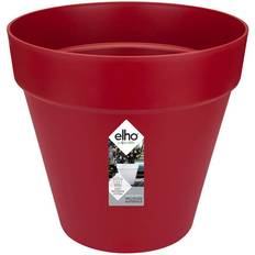 Elho Loft Urban Round Flower Pot - Cranberry Red ∅24.5cm
