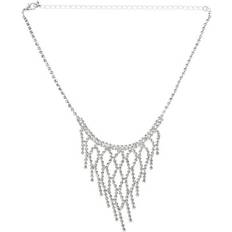 Copper Jewellery Sets Sodial Luxury Wedding Jewelry Set Exaggerated Chain Pendant Necklace Earrings - 5387
