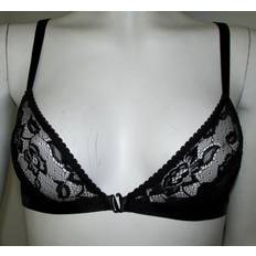 Marks & Spencer Clothing Marks & Spencer 30b white plunge bra non wired non padded lace front fastening bralet m&s