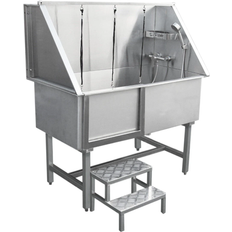 Dog Grooming Bath Steel Pet Wash Station 600mm