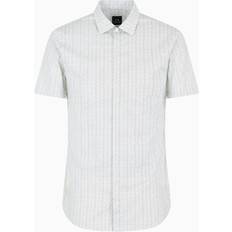 Armani Exchange Skjorter Armani Exchange Skjorte Med Geometrisk Mønster - Beige