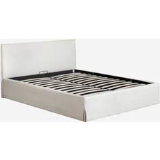 Sklum Bed Met Opbergruimte En Gestoffeerd Hoofdeinde Lorea Stof Gebroken 140 x 190 cm