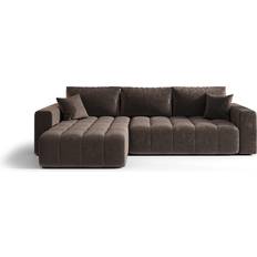 Fun-Möbel Camila Dark Brown Sofa 280cm 4pcs 4 Seater