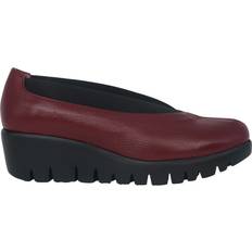 Nubuck Loafers Wonders Stilfuld Damesko - Vinrød