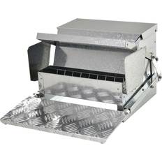 Pawhut Automatic Chicken Galvanized Poultry Feeder 42x51x28.5cm