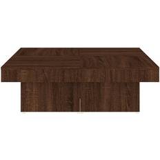 VidaXL Tables vidaXL 826637 Brown Oak Coffee Table 90x90cm