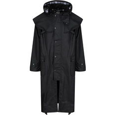 Regatta Men's Cranbrook Longline Wax Jacket - Black