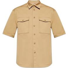 Moncler Herr Skjortor Moncler Skjorta Med Logotyp - Beige