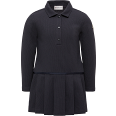 Blue Dresses Children's Clothing Moncler Piquet Polo Shirt Dress - Blue