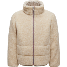 Beige Jackets Moncler Casan Teddy Padded Jacket - Beige