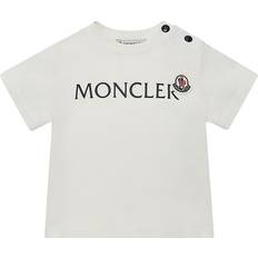 Moncler Tops Children's Clothing Moncler Logo Jersey T-Shirt - White