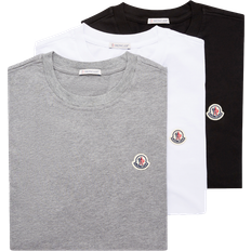 3-Pack Logo T-Shirt - Grey/White/Black