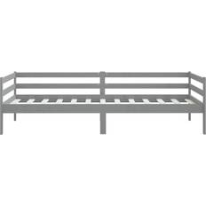 vidaXL Solid Pinewood Grey Soffa 204cm 3-sits