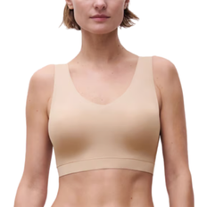 Chantelle Soft Stretch Padded V Neck Bra - Nude Sand