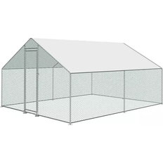 KCT Walk in Chicken Coop Aviary Pen with Cover 3x3m