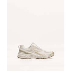 Bershka Skor Bershka Vita Låg Sneakers Med Grov - Vit