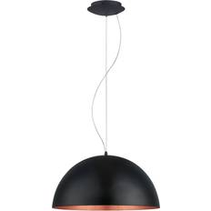 Eglo Gaetano 1 Black/Copper Pendant Lamp ∅ 53cm