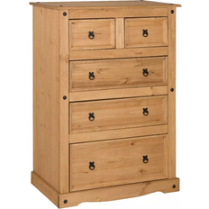 Corona Compact 2+3 Brown Chest of Drawer 82x113cm