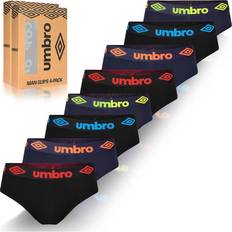Umbro Underkläder Umbro 8er Pack - Herren Slips Aus Baumwolle Unterhosen Für Männer - Mehrfarbig