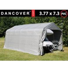 Gråa Garage Dancover Garagetält Förrådstält Pro 3.77x7.3x3.18m PVC Grå (Byggnadsarea )