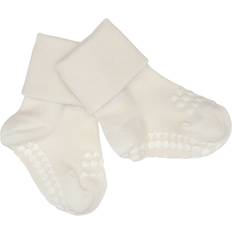 Go Baby Go Bambus Non Slip Strømper- Off White