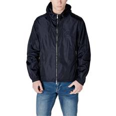Armani Exchange Men Outerwear Armani Exchange Nylon Winderbreaker Jacket Lightweight Polyamide - Navy