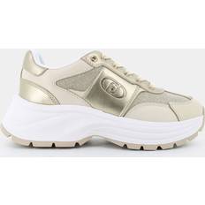 Liu Jo Lucera Läder Sportiga Sneakers - Yellow