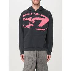 Diesel Herre Sweatere Diesel Bomuld Sweatshirt Hoodies - Grå
