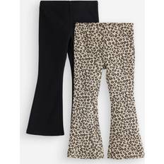 Lindex Dam Strumpbyxor & Stay-ups Lindex 2-Pack Utsvängda Leggings Med Borstad Insida