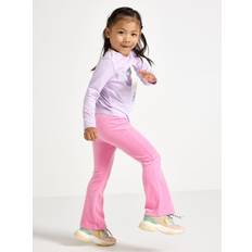 Dam - Rosa Strumpbyxor & Stay-ups Lindex Utsvängda Velour Leggings