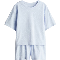 H&M Jente Pyjamas I Bomull - Blå