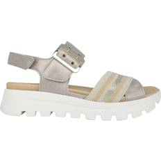 Waldläufer Tofflor & Sandaler Waldläufer Bred Passform Dammsandal - Silver