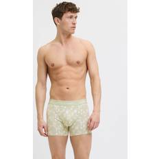 Jack & Jones Green Men's Underwear Jack & Jones 3 Pack Trunks Green Blue Dark Orange