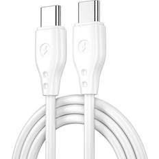 WiWU 1m Ladekabel Datenkabel Wi-C002 USB-C 67W Weiß
