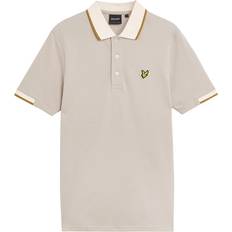 Lyle & Scott Gråa Pikétröjor Lyle & Scott Half Tipped Polo Shirt Gray