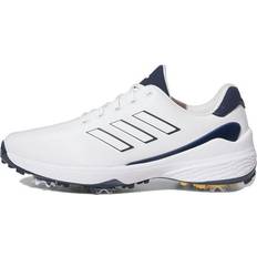 adidas ZG23 Golf Shoes - Cloud White/Collegiate Navy Solar Gold