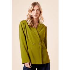 Beige - Women Blazers Dorothy Perkins Tailored Seam Front Detail Blazer - Khaki