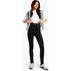 Boohoo Skinny Jeans boohoo The Tall High Waist Skinny Jean - Washed Black