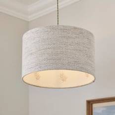 Churchgate Bradgate Herringbone Lamp White Shade
