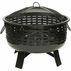 Garden Mile Marco Paul Rattan Effect Fire Pit