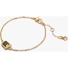 Emerald Bracelets Kate Spade New York Molten Glass Solitaire Bracelet - Green/Gold