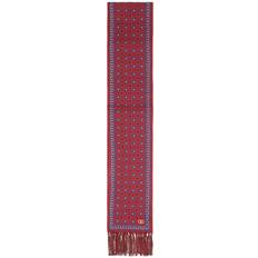 Écharpes Valentino Garavani Chamber Silk Bandeau Scarf With Fringe