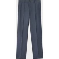 Burberry Herr Byxor & Shorts Burberry Bomullbyxor Med Broderad Logotyp - Blue