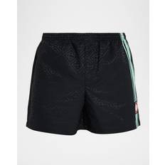 Casablanca Badkläder Casablanca Polyester Badshorts Med Logotyp -