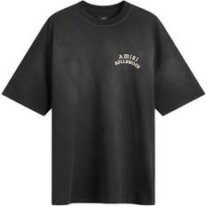 Amiri T-shirts Amiri Black T-shirt Classic Design - Black