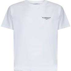 Givenchy Dame T-shirts Givenchy Bomuld T-shirt Med Monogram - Hvid
