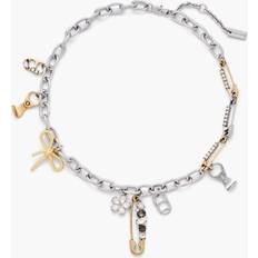 Marc Jacobs Metal Necklaces Marc Jacobs Punk Charm Necklace Grunge Glam Style - Gold