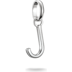 Thomas Sabo Återvunna material Berlocker & Hängen Thomas Sabo Connect Silver Letter J Charm Pendant For Women - Silver