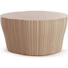 Kartell Coffee Tables Kartell Basse Corteza Beige Polyéthylène Coffee Table